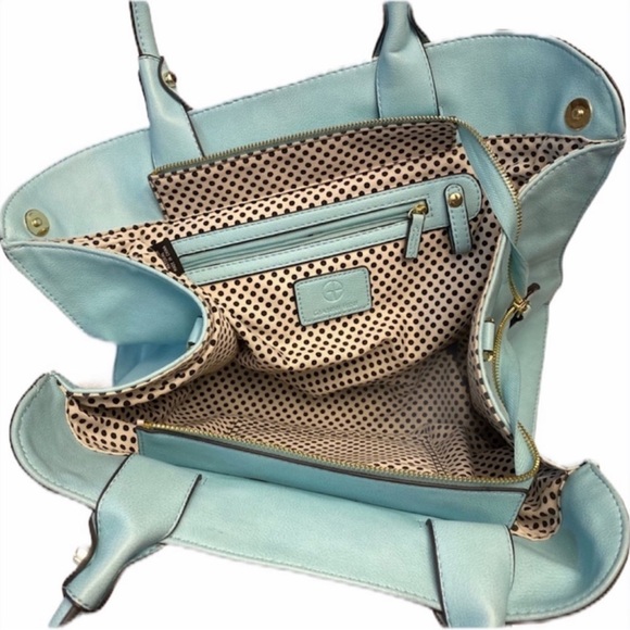 Gianni Bini Handbags - Gianni Bini Powder Blue Satchel Bag Shoulder Purse